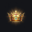 Glowing gold crown icon